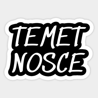 Temet nosce Sticker